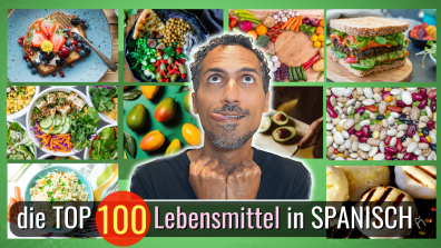 die top 100 Nomen für Lebensmittel auf Spanisch